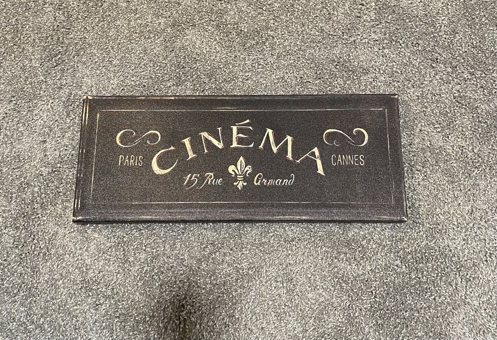 Movie room decor. Cinema print.